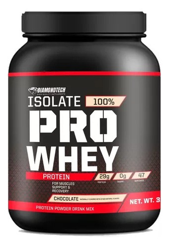 Diamondtech Proteína Isolate Pro Whey 3lbs Sfn  