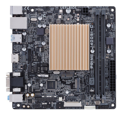 Motherboard J4005i-c Asus Prime Con Procesador Celeron