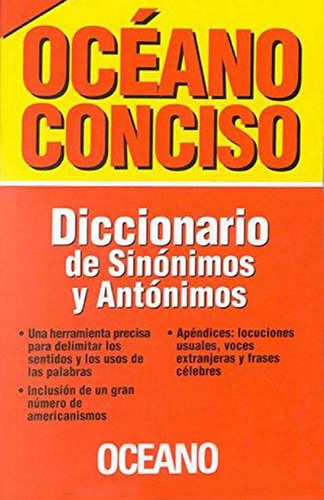 Diccionario Océano Conciso De Sinónimos Y Antónimos - Océano