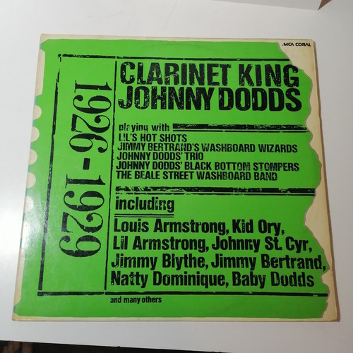 Johnny Doods Clarinete King 1926 1929 2lp Telefunken 