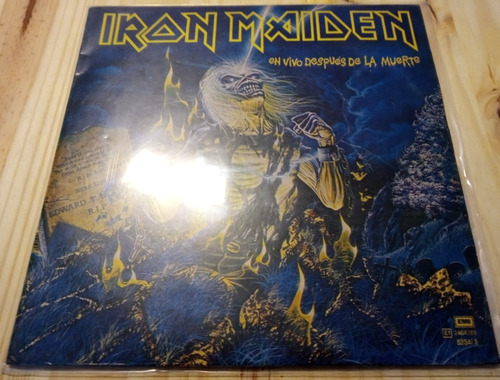 Iron Maiden En Vivo Despues De La Muerte Lp Doble 
