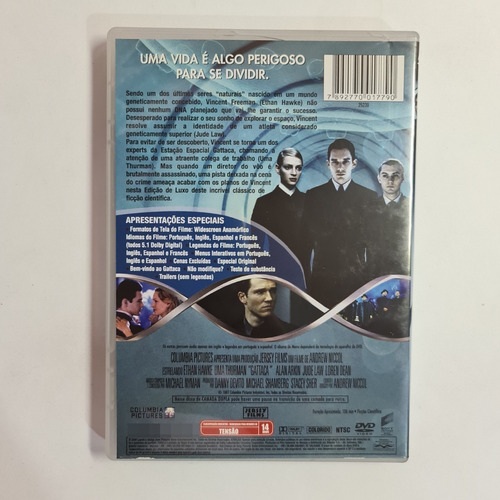 Dvd - Gattaca - Ethan Hawke - (original Colecionador) (raro) (Usado)