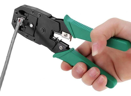 Alicate Crimpar Rj45 Rj11 Crimpador Desencapar Cabo De Rede