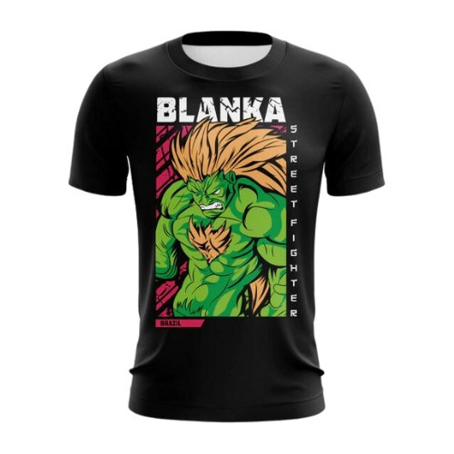 Camisa Camiseta Street Fighter Blanka