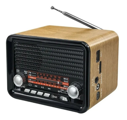 Radio Mini Retro Kross 1950´s / Mlab / Bluetooth /usb.
