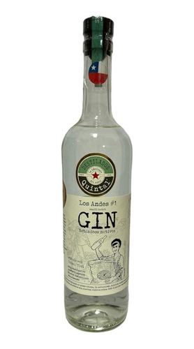 Gin Destilados Quintal 700ml 43° Los Andes #1 - Lireke