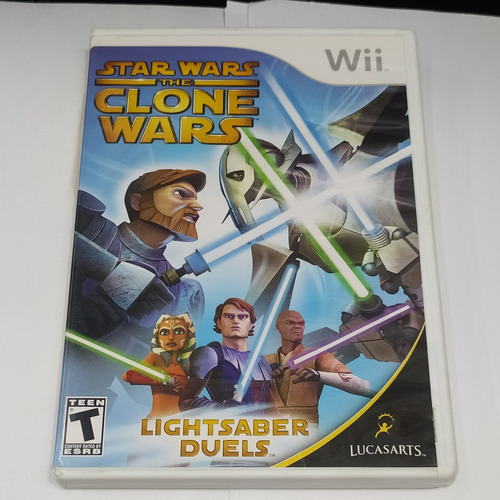 Star Wars Clone Wars Light  Saber  Duels Wii En Buenas Condi