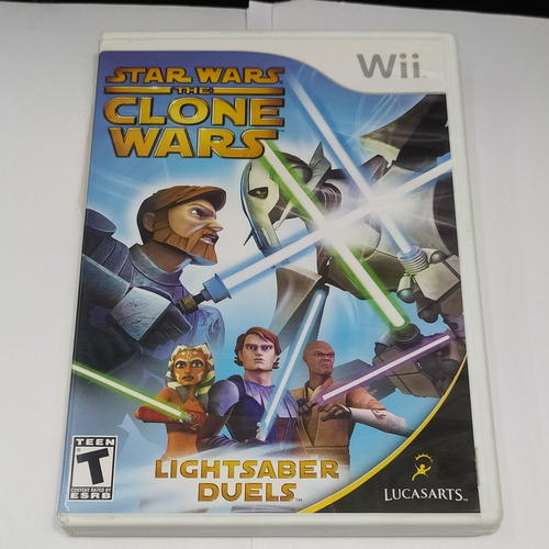 Star Wars Clone Wars Light Saber Duels Wii En Buenas Condi (Usado)