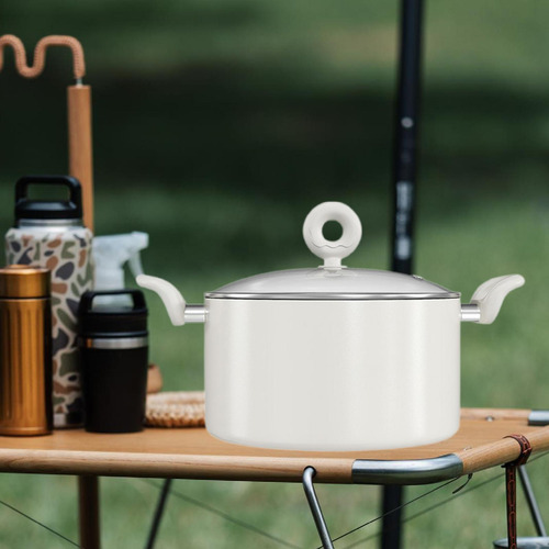 Olla Para Acampar Con Tapa De Cocina Ligera Cocinando Sopa