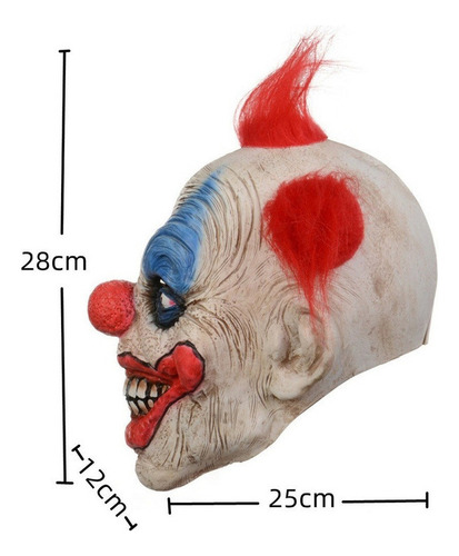 Z Y Máscara De Payaso Realista For Halloween