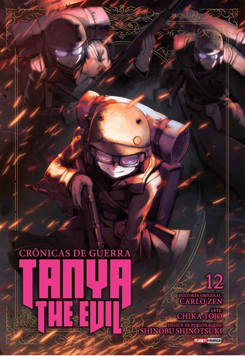 Tanya the Evil: Crônicas de Guerra Vol. 12, de Tojo, Chika. Editora Panini Brasil LTDA, capa mole em português, 2021