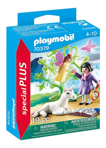 Playmobil Investigadora De Hadas Con Unicornio Bebé 70379