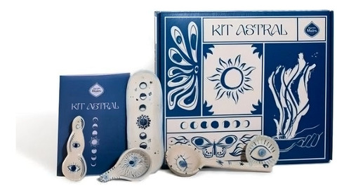 Kit Astral Para Sahumar Esmaltado Ceramica Sagrada Madre