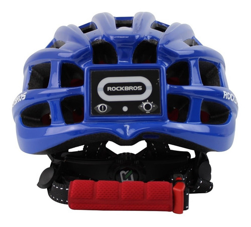 Imagen 3 de 5 de Casco Para Ciclista Con Luz Rockbros