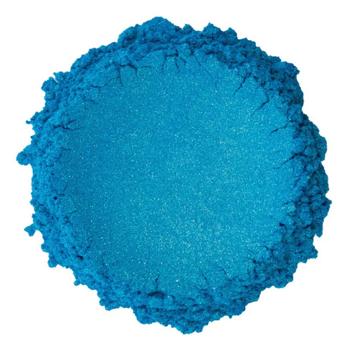 Pigmento Natural Mica Polvo Turquesa Azul Perlado 130 G