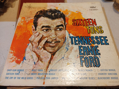 Tennessee Ernie Ford Sixteen Tons Vinyl,lp,acetato Imp 