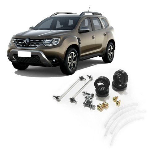 Kit Lift Completo Renault Duster 4x2 2011 A 2022 Off Road
