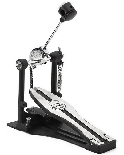Imagen 1 de 3 de Mapex P400 Pedal De Bombo Simple Mazo Felpa Abs