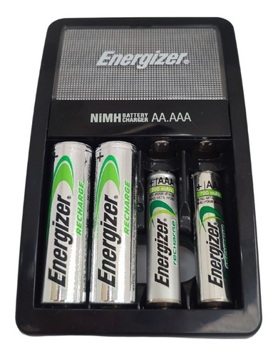 Cargador Energizer Maxi Y Baterias Recargables Aaa Combo Kit