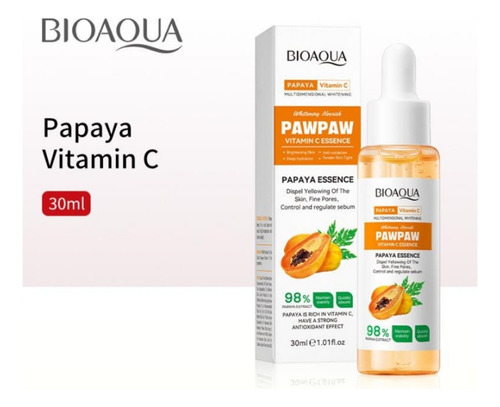 Serum Blanqueador Papaya Vitamina C Antioxida Hidratante Todo Tipo De Piel Día/noche