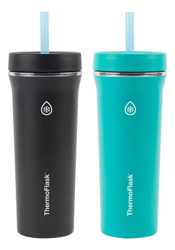 Thermoflask Insulated Standard Straw Tumbler 950ml 2 Pack