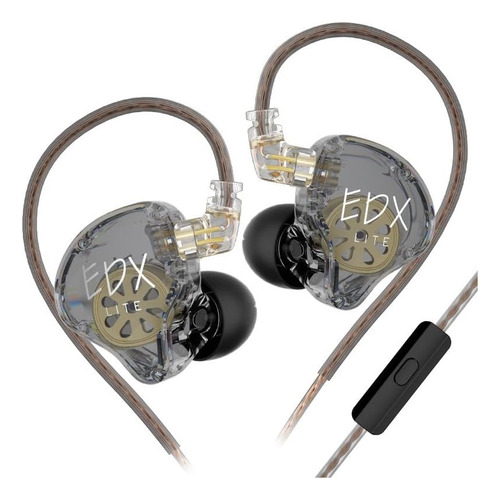 Kz Edx Lite Auriculares In Ear Monitores Hifi Con Microfono