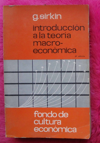 Introducción A La Teoría Macroeconómica De G. Sirkin
