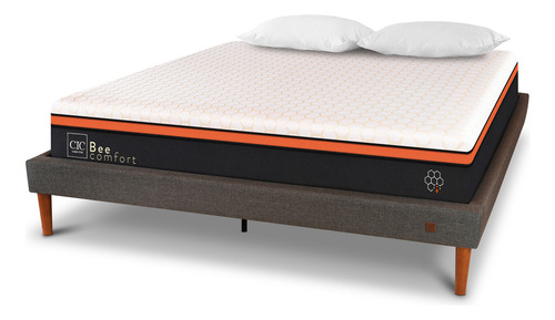 Cama Europea Curve Bee Comfort 2p Alm