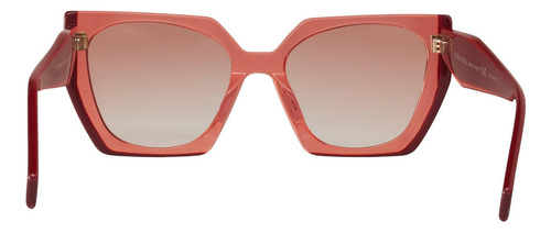 Prada Spr 15w 122-1l0 Rectangle Shape Vino Degradado (Usado)
