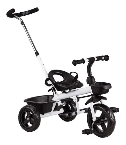 Triciclo Para Bebe Asiento Giratorio Dorado Black