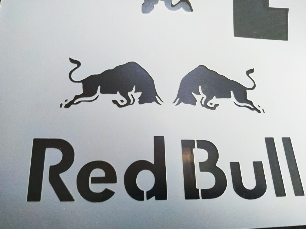 Stencil Red Bull Para Pinturas E Aerografias Parcelamento Sem Juros stencil-red-bull-para-pinturas-e-aerografias-parcelamento-sem-juros