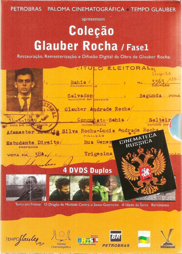Dvd Box Glauber Rocha Com 4 Filmes - Edição Definitiva +