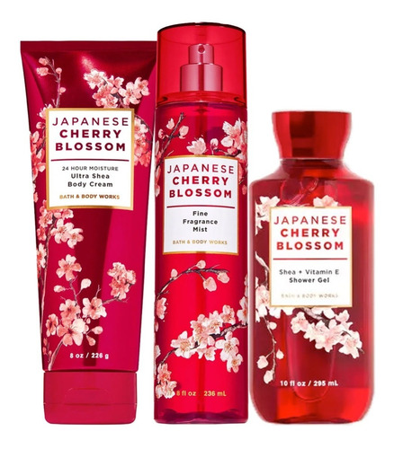 Imagen 1 de 4 de Japanese Cherry Blossom Bath & Body Works Kit De Regalo