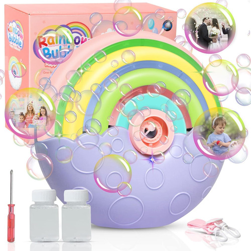 Máquina Automática De Burbujas Para Niños, Sopladora Portáti