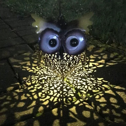 Nuevo Farol Colgante De Jardín Al Aire Libre Con Luz Solar