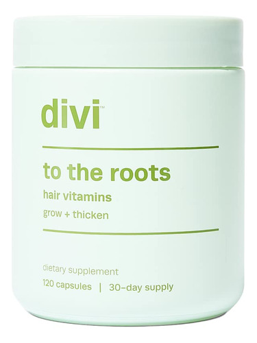 Divi Vitamina Capilar Para Hombres Y Mujeres, Crece + Espesa