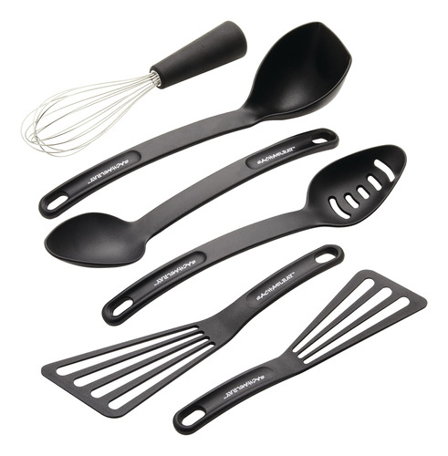 Utensilios Cocina Y Cocina 6 Piezas Negro