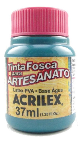 Tinta Acrilex Fosca Para Artes. 37 Ml 558 Verde Vivo