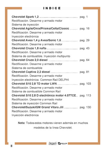 Manual De Servicio De Motores Chevrolet Utilitarios Livianos
