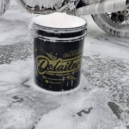 Balde Com Separador Partículas Lavagem Automotiva Detailer