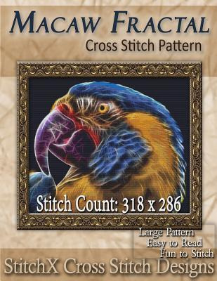 Libro Macaw Fractal Cross Stitch Pattern - Tracy Warrington