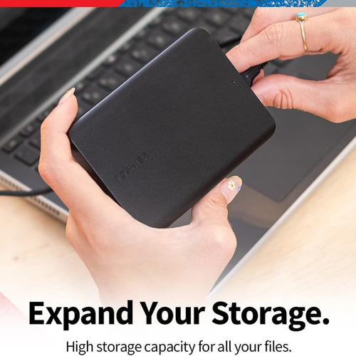 Imagen 4 de 6 de Disco Duro Externo Toshiba 1tb Canvio Basics Usb 3.0