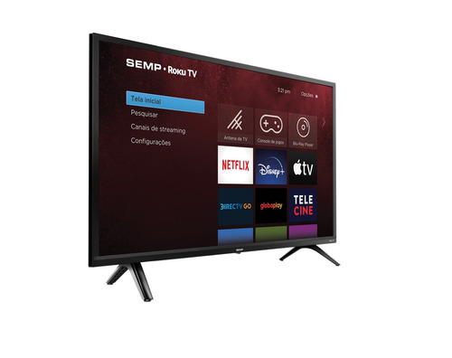 Imagem 5 de 6 de Smart Tv 32 Semp Roku R5500 Led Hd 3 Hdmi 1 Usb Wi-fi