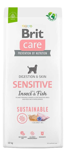 Brit Care Dog Sensitive Insect Fish 12kg. Np