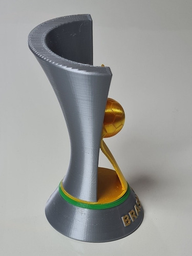 Miniatura Taça Campeonato Brasileiro Feita Em Impressão 3d