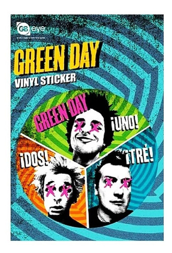 Lote De 50 Stickers Green Day Trio Ideal Para Regalo