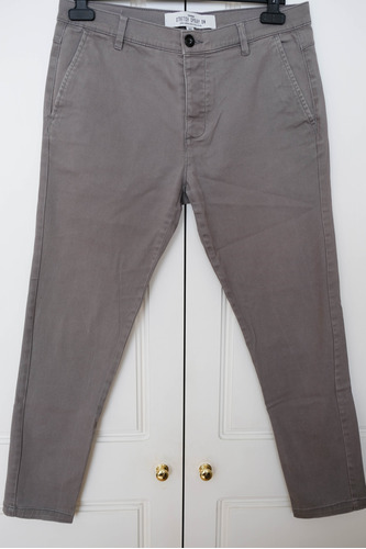 Pantalón Topman Gris - Talla 32/30