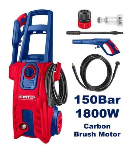 Hidrojet 1800w 2200 Psi Emtop Ulhpw1801