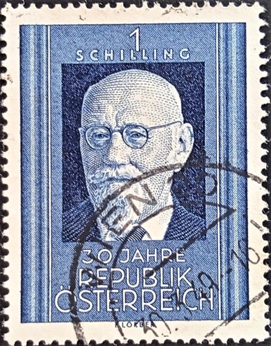 Austria, Sello Yv 763 1s 30 Aniv República 1948 Usado L19293