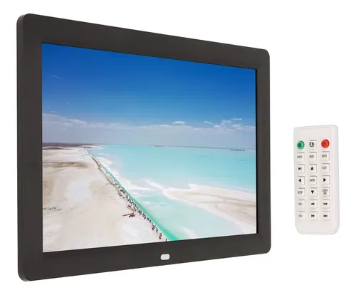 Marco De Fotos Electrónico TENP 15 Pulgadas Con Subtítulos Rodantes - Pantalla Táctil Digital Con Audio Estéreo - Enchufe UE
